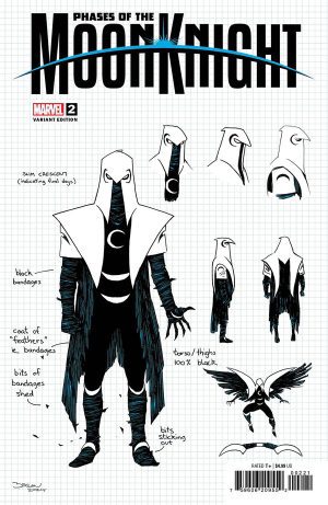 Phases Of The Moon Knight #2 Cover C Variant Declan Shalvey Design Cover