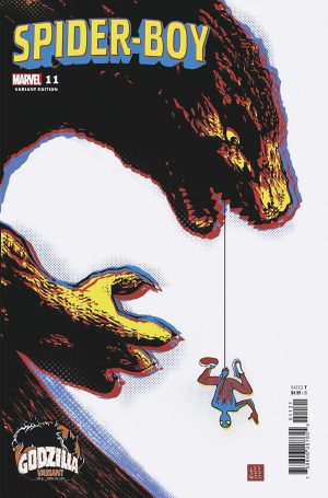 Spider-Boy #11 Cover B Variant Lee Garbett Godzilla Cover