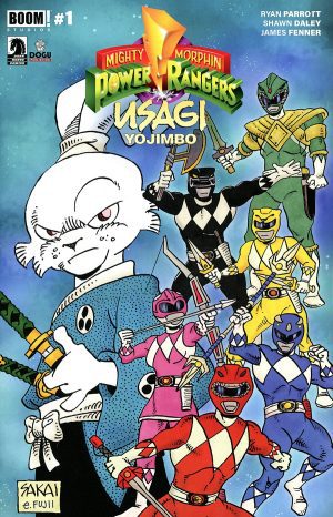 Mighty Morphin Power Rangers Usagi Yojimbo #1 (One Shot) Cover B Variant Stan Sakai & Emi Fujii Cover