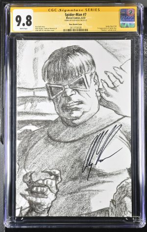 Spider-Man Vol 4 #7 Cover E Incentive Alex Ross Timeless Doctor Octopus Virgin 1:100 Sketch Cover - CGC Signature Series 9.8