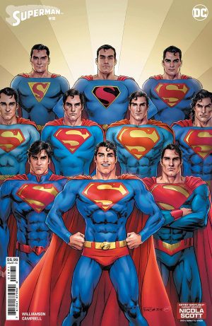 Superman Vol 7 #18 Cover E Variant Nicola Scott Artist Spotlight Card Stock Cover