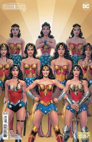 Wonder Woman Vol 6 #13 Cover D Variant Nicola Scott Artist Spotlight Card Stock Cover