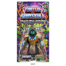 MOTU x TMNT: Turtles of Grayskull Stealth Armor Leonardo Action Figure