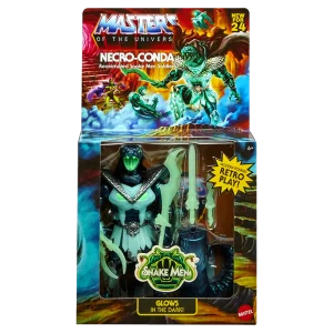 Masters of the Universe Origins Necro-Conda Reanimated Snake Men Soldier Glows in the Dark Action Figure