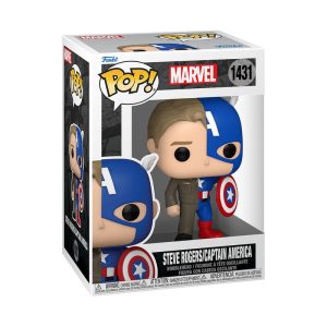 Funko Pop Marvel Studios Steve Rogers/Captain America Bobble-Head