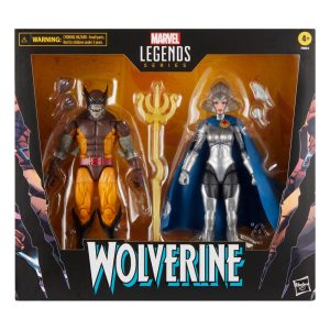 Marvel Legends Wolverine 50th Anniversary Wolverine & Lilandra Neramani 2-Pack Action Figures