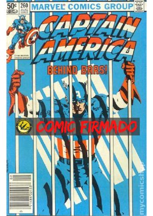 Captain America (1968 1st Series) #260 Regular Cover Al Milgrom Cover Signed by Al Milgrom