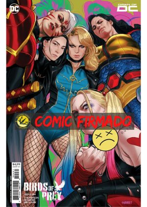 Birds Of Prey Vol 5 #4 Cover C Variant Joshua Sway Swaby Card Stock Cover Signed by Joshua Swaby