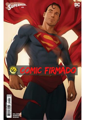 Superman Vol 7 #15 Cover C Variant Joshua Sway Swaby Card Stock Cover Signed by Joshua Swaby