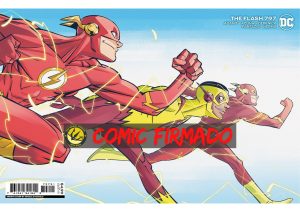 Flash Vol 5 #797 Cover B Variant Daniele Di Nicuolo Card Stock Cover Signed by Daniele di Nicuolo