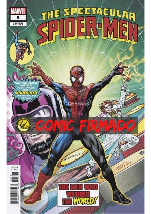 Spectacular Spider-Men #5 Cover B Variant David Yardin Homage Cover Signed by David Yardin