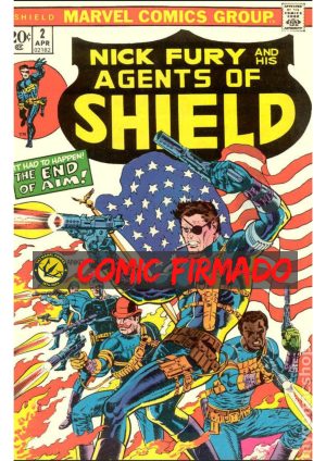 SHIELD (1973 Marvel) #2 Regular Cover A Jim Steranko Cover Signed by Jim Steranko