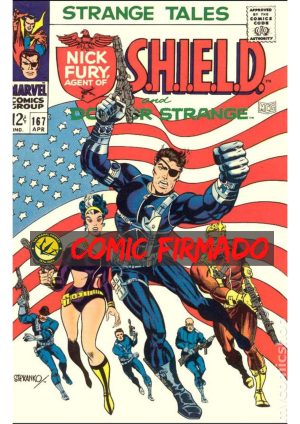 Strange Tales (1951-1976 1st Series) #167 Regular Cover A Jim Steranko Cover Signed by Jim Steranko