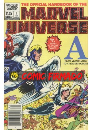 The Official Handbook of the Marvel Universe (1983-1984 Marvel) - Pack #1-15 (#1 Signed by Joe Rubinstein)