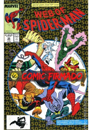 Web of Spider-Man (1985 1st Series) #50 Cover A Regular Alex Saviuk Cover Signed by Alex Saviuk