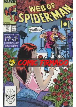 Web of Spider-Man (1985 1st Series) #42 Regular Cover Alex Saviuk Cover Signed by Alex Saviuk