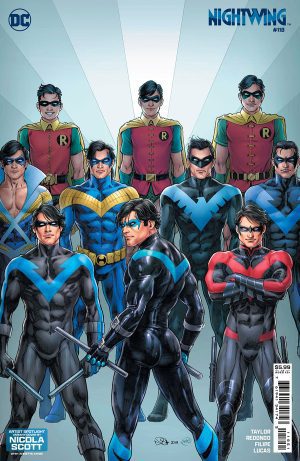 Nightwing Vol 4 #118 Cover E Variant Nicola Scott Artist Spotlight Card Stock Cover