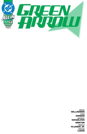 Green Arrow Vol 8 #17 Cover D Variant Blank Card Stock Cover (#350)(DC All In)