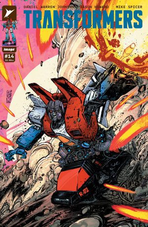 Transformers Vol 5 #14 Cover B Variant Jorge Corona & Mike Spicer Cover