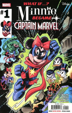 Marvel & Disney What If Minnie Became Captain Marvel #1 (One Shot) Cover A Regular Giada Perissinotto Cover