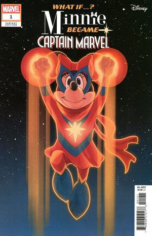 Marvel & Disney What If Minnie Became Captain Marvel #1 (One Shot) Cover C Variant Phil Noto Minnie Mouse Captain Marvel Cover