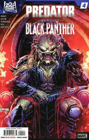 Predator vs Black Panther #4 Cover A Regular Ken Lashley Cover