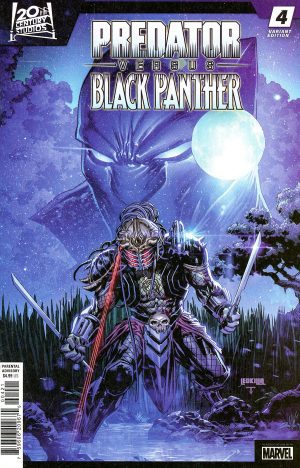 Predator vs Black Panther #4 Cover B Variant Ken Lashley Cover