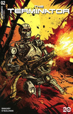 The Terminator Vol 4 #2 Cover D Variant David Cousens Cover