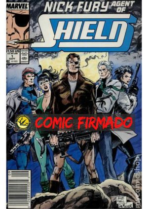 Nick Fury Agent of SHIELD (1989 3rd Series) #1 Regular Cover Bob Hall Cover Signed by Bob Hall