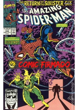 Amazing Spider-Man (1963 1st Series) #334 Regular Cover Erik Larsen Cover Signed by Erik Larsen