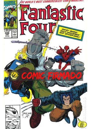 Fantastic Four (1961 1st Series) #348 Regular Cover Arthur Adams Cover Signed by Arthur Adams