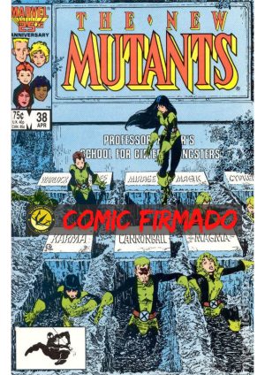 New Mutants (1983 1st Series) #38 Regular Cover Arthur Adams Cover Signed by Arthur Adams