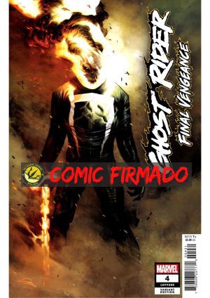 Ghost Rider Final Vengeance #4 Cover C Variant Alexander Lozano Cover Signed by Alexander Lozano