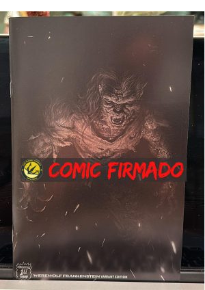 Werewolf Frankenstein #1 Variant Edition Razzah Foil Cover Signed by Crob