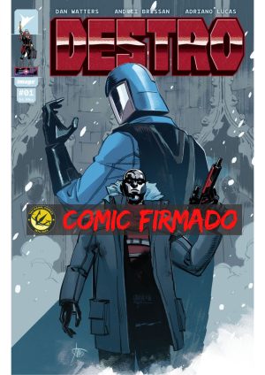 Destro #1 Cover B Variant Andrea Milana Cover Signed by Andrea Milana