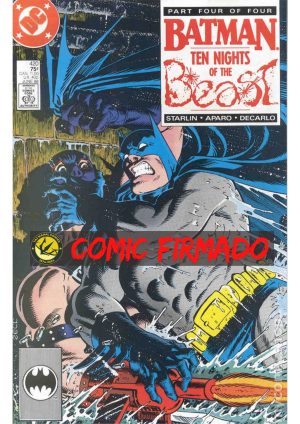 Batman (1940) #420 Regular Cover Mike Zeck Cover Signed by Mike DeCarlo