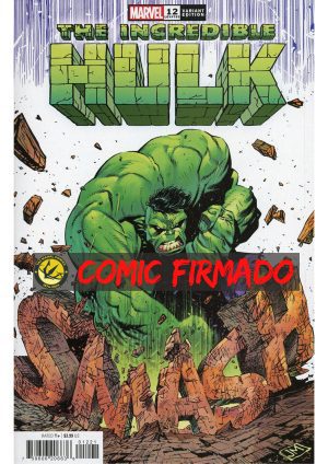 The Incredible Hulk Vol 5 #12 Cover C Variant Justin Mason Hulk Smash Cover Signed by Justin Mason