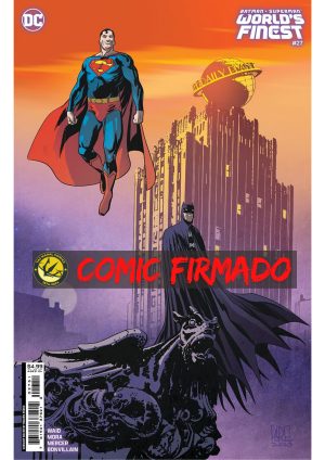 Batman Superman Worlds Finest #27 Cover C Variant Ramón Pérez Card Stock Cover Signed by Ramon K. Perez