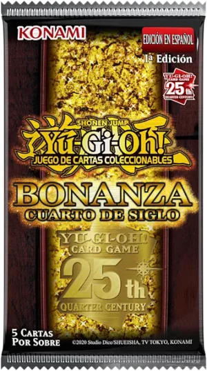 Yu-Gi-Oh Colección Bonanza Cuarto de Siglo - Sobre en español