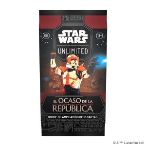 Star Wars Unlimited: El Ocaso de la República - Sobre en español