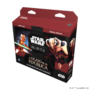 Star Wars Unlimited: El Ocaso de la República - Caja de inicio para 2 jugadores