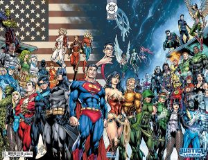 Justice League Unlimited #1 Cover E Variant Ed Benes Wraparound Card Stock Cover (DC All In)