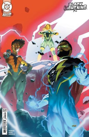 Black Lightning Vol 3 #1 Cover B Variant Taurin Clarke Card Stock Cover (DC All In)