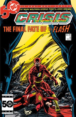 Crisis On Infinite Earths #8 Facsimile Edition Cover A Regular George Perez Cover