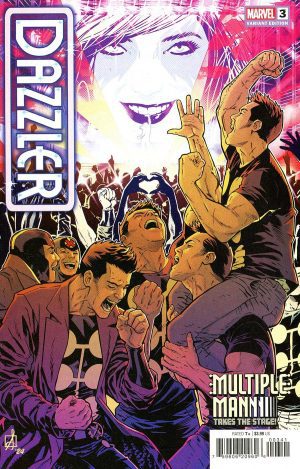 Dazzler Vol 2 #3 Cover D Variant Sean Izaakse Multiple Man Cover