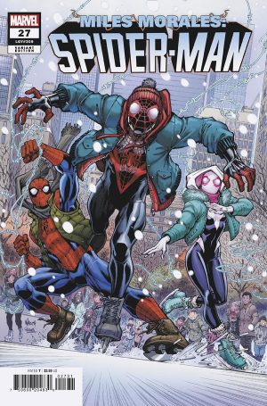 Miles Morales Spider-Man Vol 2 #27 Cover B Variant Todd Nauck Winter Holiday Cover