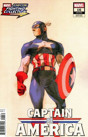 Captain America Vol 10 #16 Cover B Variant Bengus Marvel vs Capcom Cover