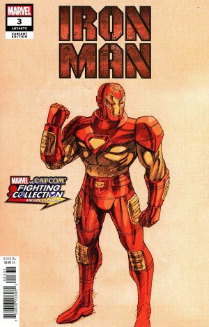 Iron Man Vol 7 #3 Cover B Variant Bengus Marvel vs Capcom Cover