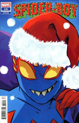 Spider-Boy #14 Cover B Variant Natacha Bustos Winter Holiday Cover