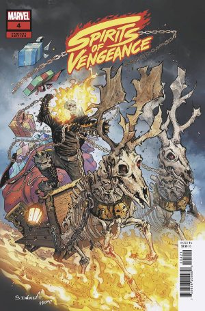 Spirits Of Vengeance Vol 2 #4 Cover B Variant Sergio Dávila Winter Holiday Cover